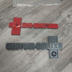 Chevy Decal  C10 Custom Deluxe 