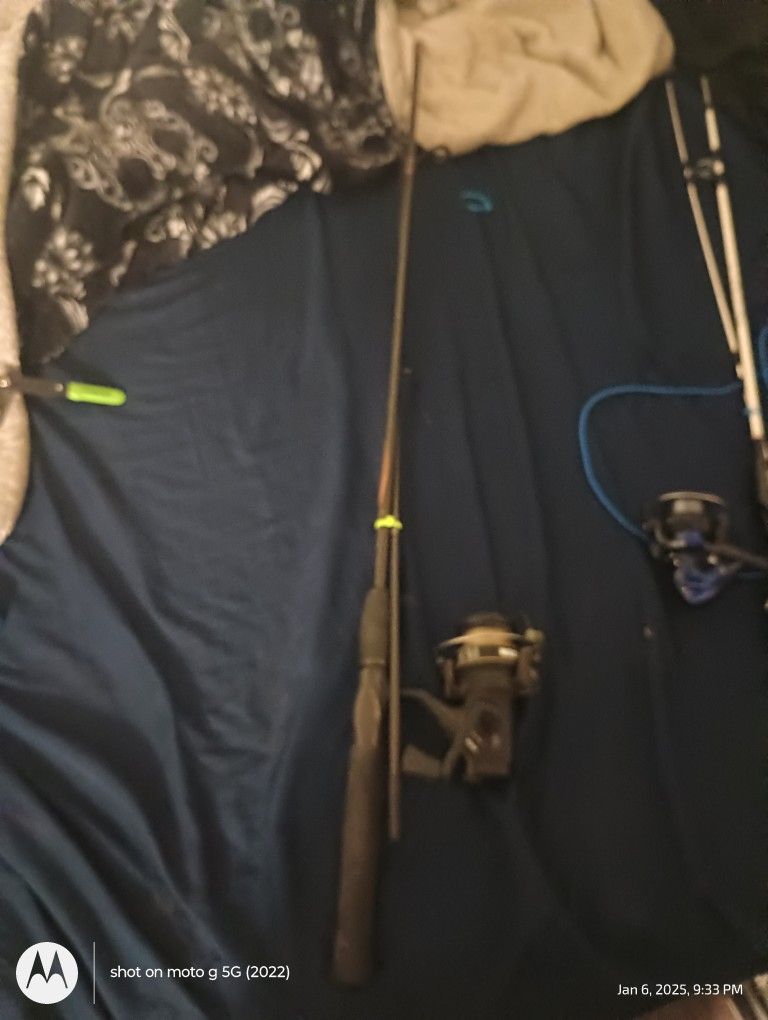 Fishing Poles And Tackle Box