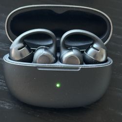 SHOKZ OpenDots ONE-Open-Ear Headphones, Clip-On Earbuds-Wireless Bluetooth Earbuds with Microphone-Secure, Lightweight, Comfort-Premium Dolby Audio-Wa