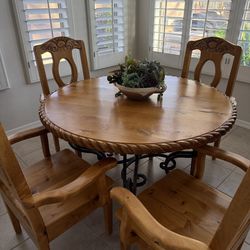 Kitchen table and chairs set