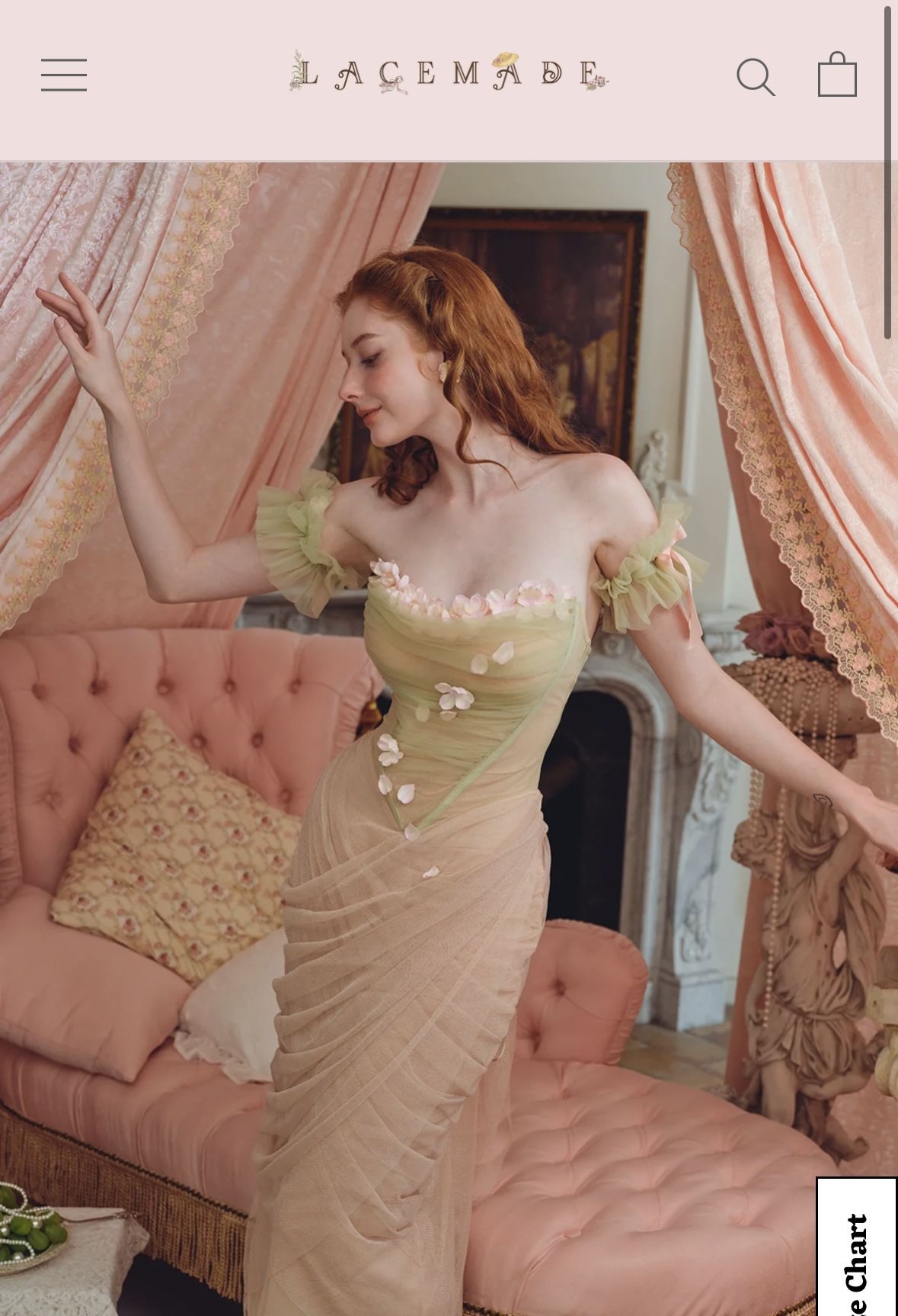 Lacemade Écoute Les Fleurs Tomber Dress