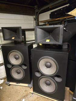 Jbl speakers and tweeters. 