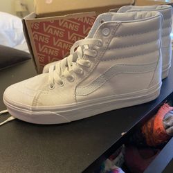 High Top White Vans