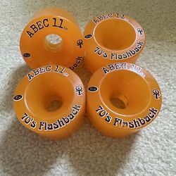 NEW Abec 11 70’s Flashbacks Longboard Wheels