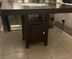 Dark Wood Table