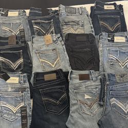 Mens NWOT 32 Salvage and buckle black jeans