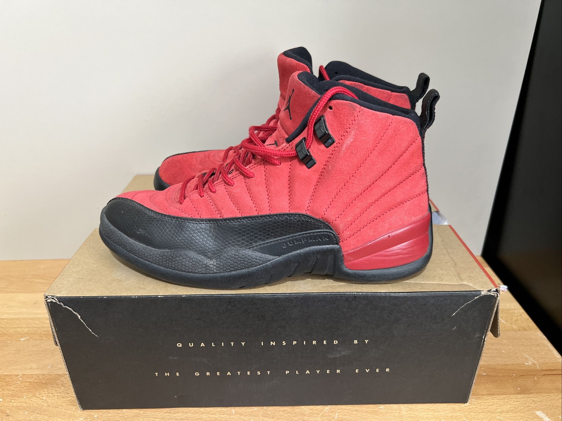 Used Air Jordan 12 Retro Red/black