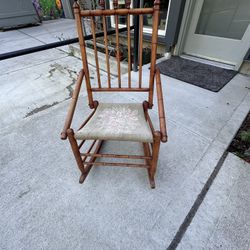 Antique Nursing Chair 
