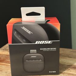 Bose New SoundLink Micro Portable Bluetooth Speaker (2nd Gen) Black