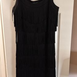 White House/Black Market Fringe Dress 