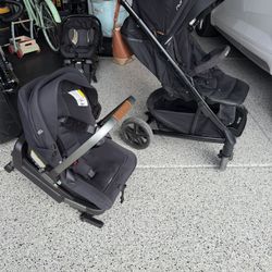 Lightly Used Never Flown Nuna Tavo Next Stroller W/ Nuna Car Seat And Base