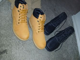 Two brand new work boots