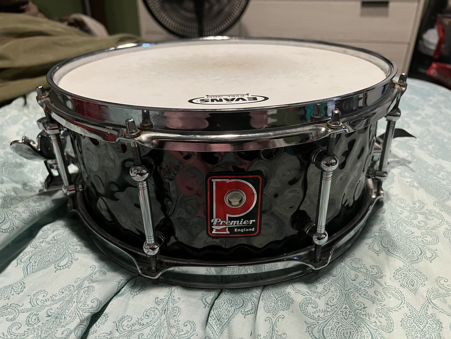 13” Premier Modern Classic Hammered Brass Snare