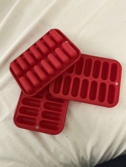 Silicone Ice Trays (Red)