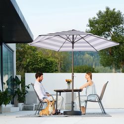 Brand New 7.5FT Patio Umbrella with Push Button Tilt/Crank