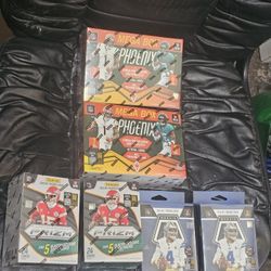2025 Football Cards! Phoenix Mega Box! Prizm Blaster Box! Mosaic Hanger Box! 6 Box Lot! NEW SEALED! 