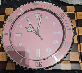 Invicta Pink Wall Clock