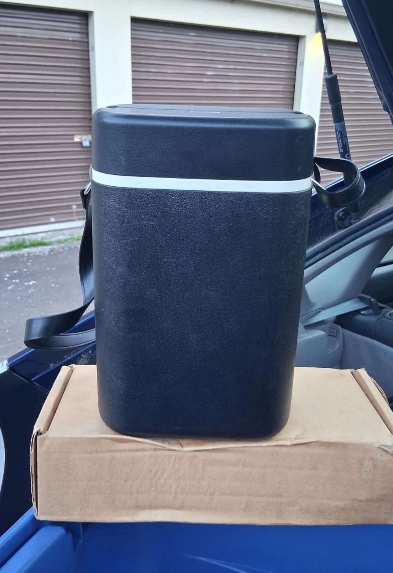 Vintage Zojirushi Black Japanese Thermos Container Lunch Box Bento Box ZOJIRUSHI