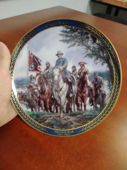 Robert E Lee Collectable Hand Crafted And Painted Bradford exchange Civil