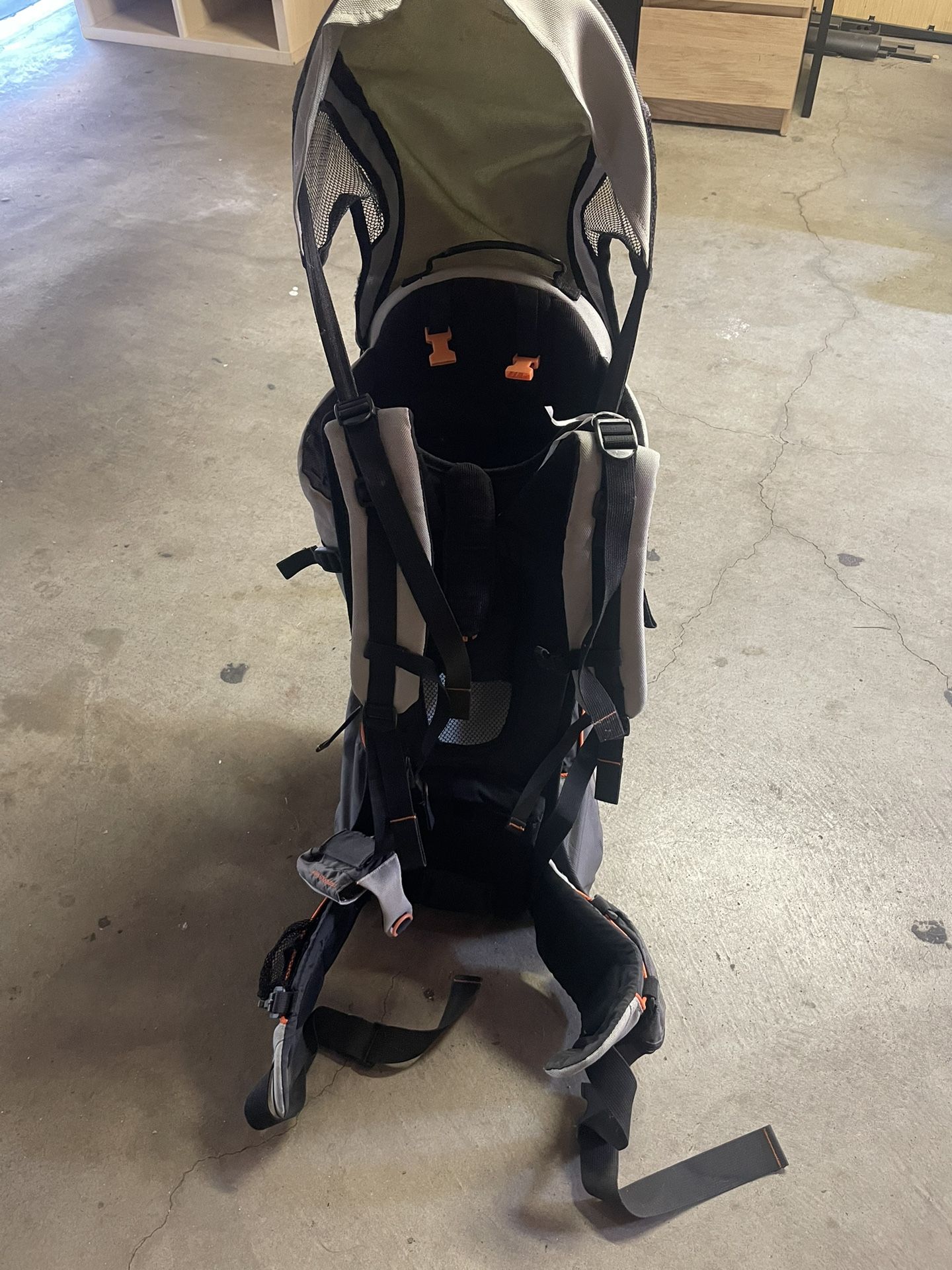 Cross Terrain Evenflo Snugli Baby Toddler Hiking Carrier Backpack w/ Kickstand