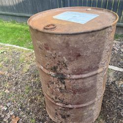 Free 50 Gallons Steel Barel Full Of 3 Years Old Heating Oil
