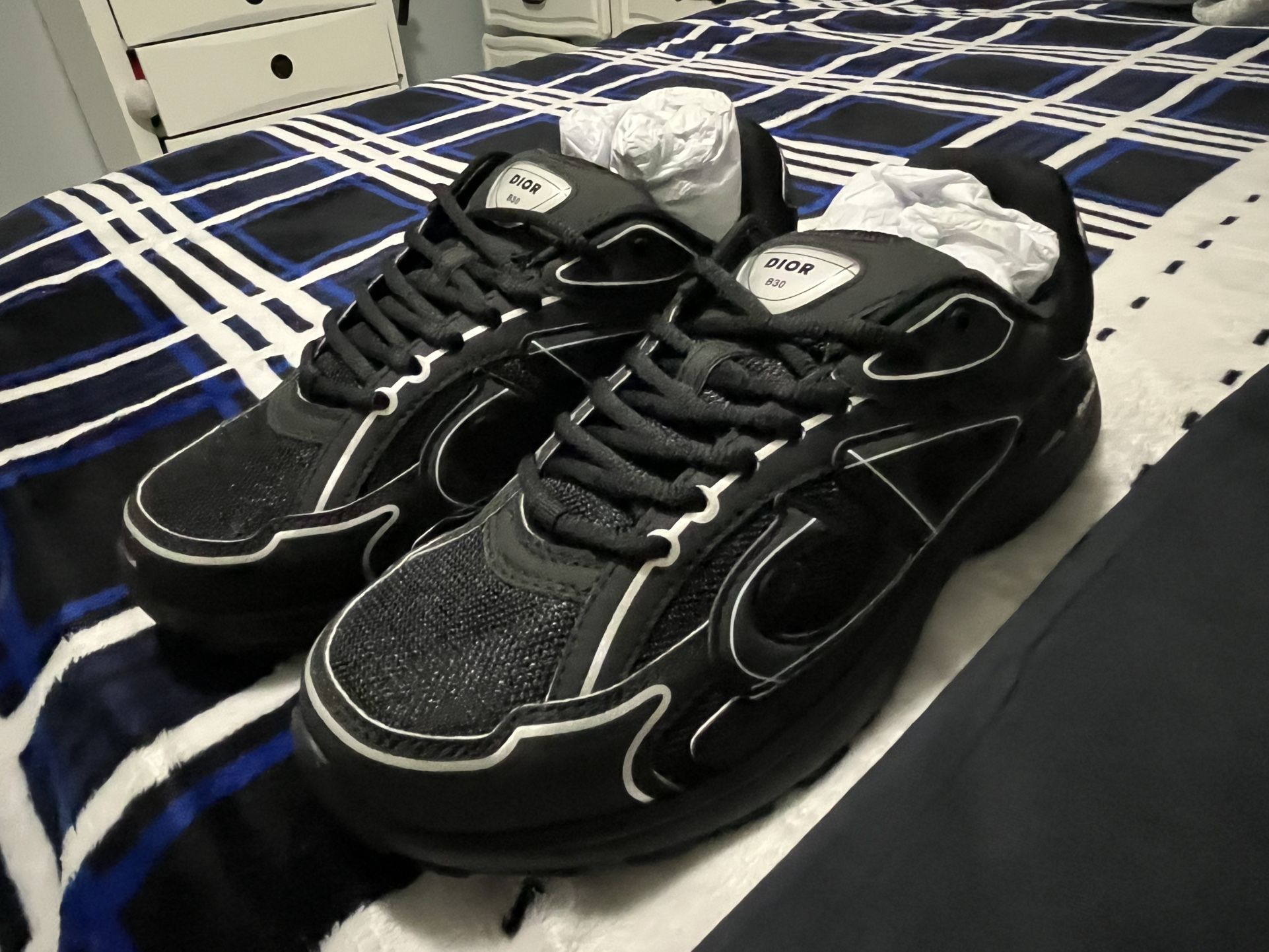 Christian Dior B30 Black Shoes