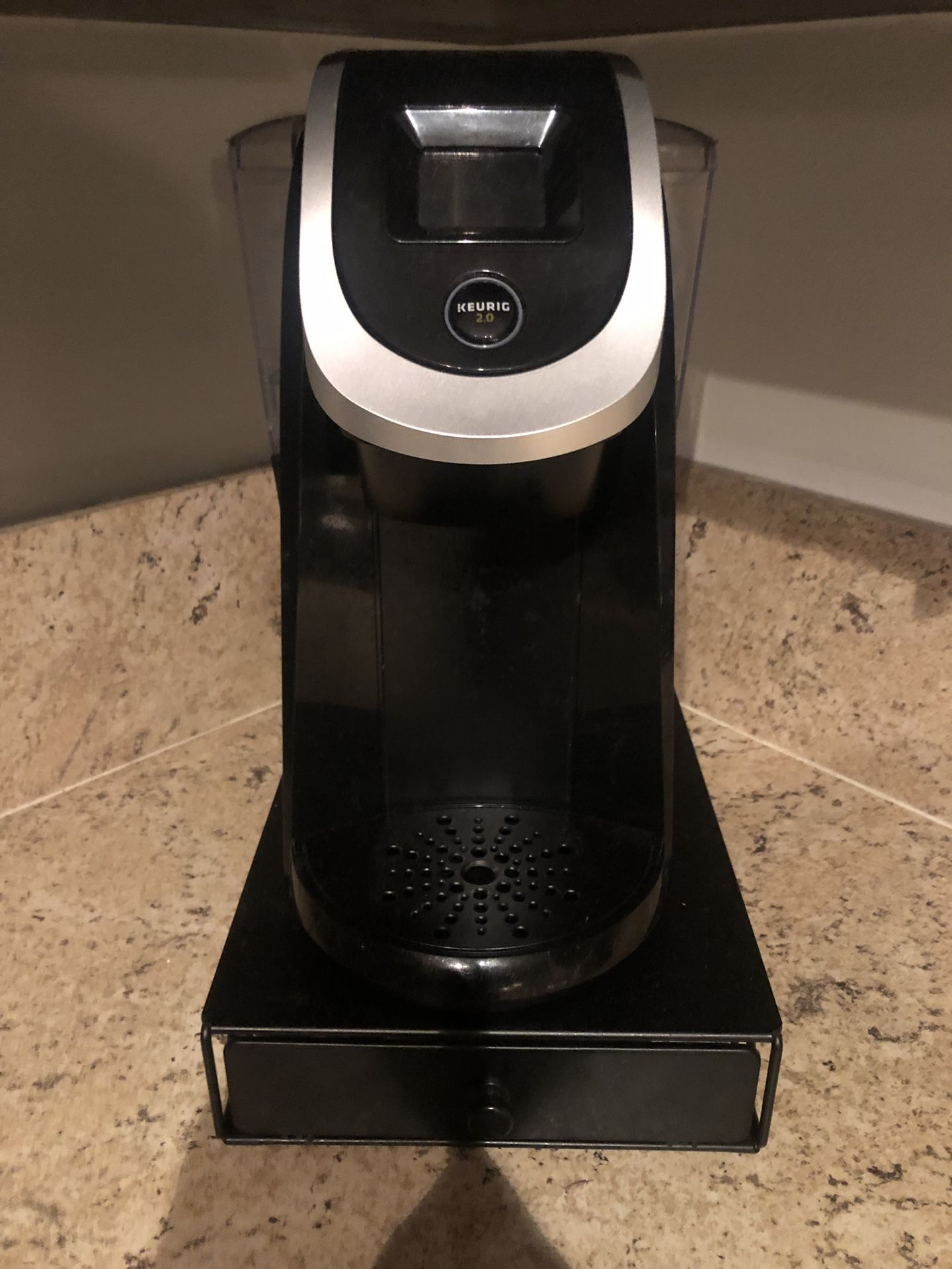 Keurig with k-cup holder