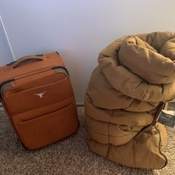 Suitcase & Sleeping Bag