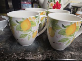 4pcs Princess house mug set
