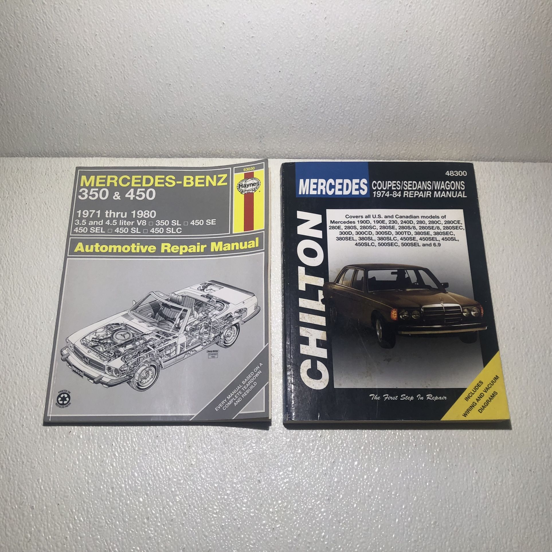 Mercedes Benz Repair Manuals (2) - Chilton/Haynes