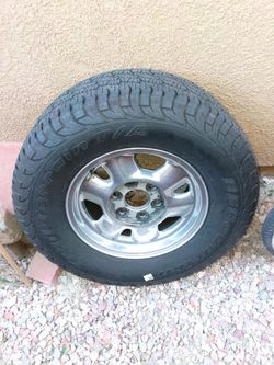 6 lug rim w/ tire
