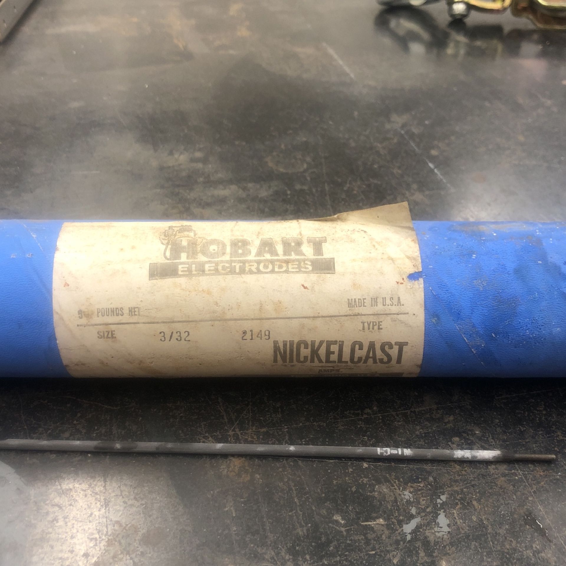 Hobart Nickelcast Covered Electrode, 3/32” Dia