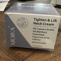 NEW SEALED Moika Tighten & Lift Neck Cream, 1.7 Fl oz