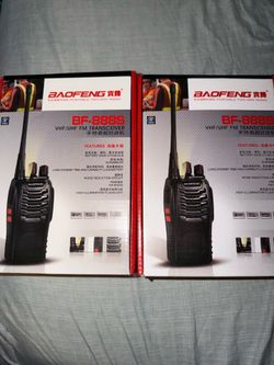 4 Baofeng BF-888S Two-Way Radios – 5W UHF Walkie Talkies – Brand New