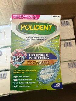Whitening Denture Cleanser,60CT