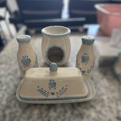 Stoneware Tabletop Set (blue)