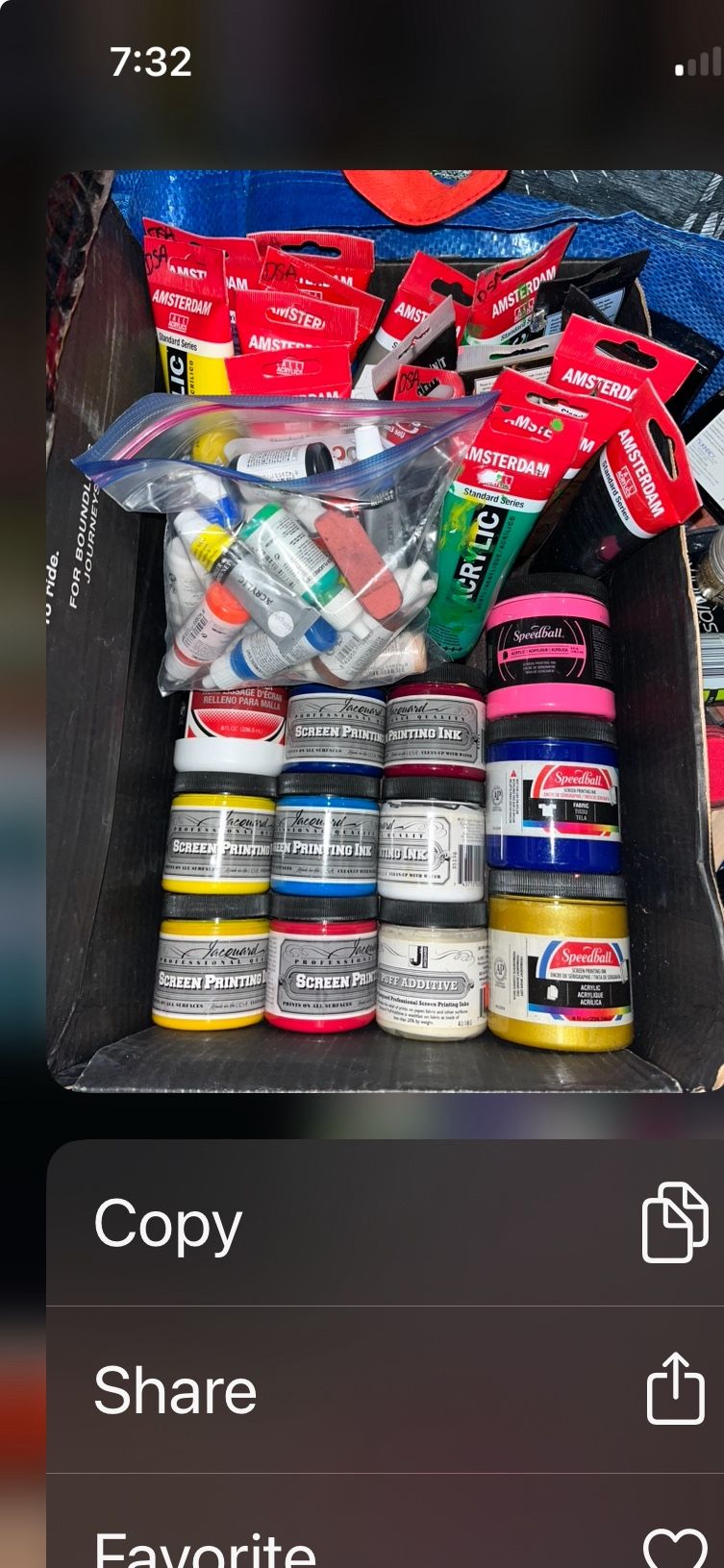 Miscellaneous Art Supplies -Acrylic, fabric, watercolor etc