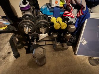 Multiple Dumbbells weights  obo