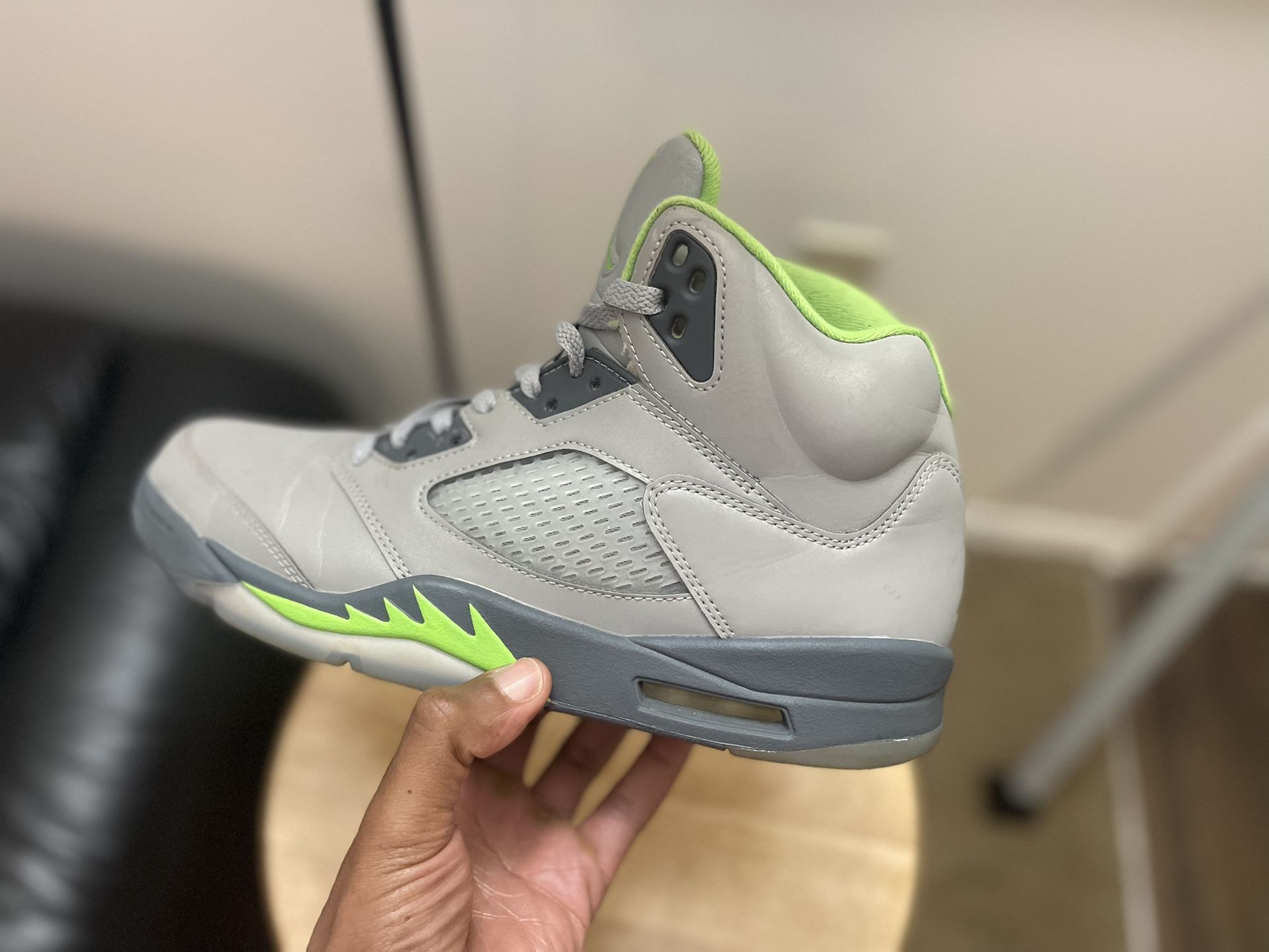 Jordan 5 Green Bean Size 11