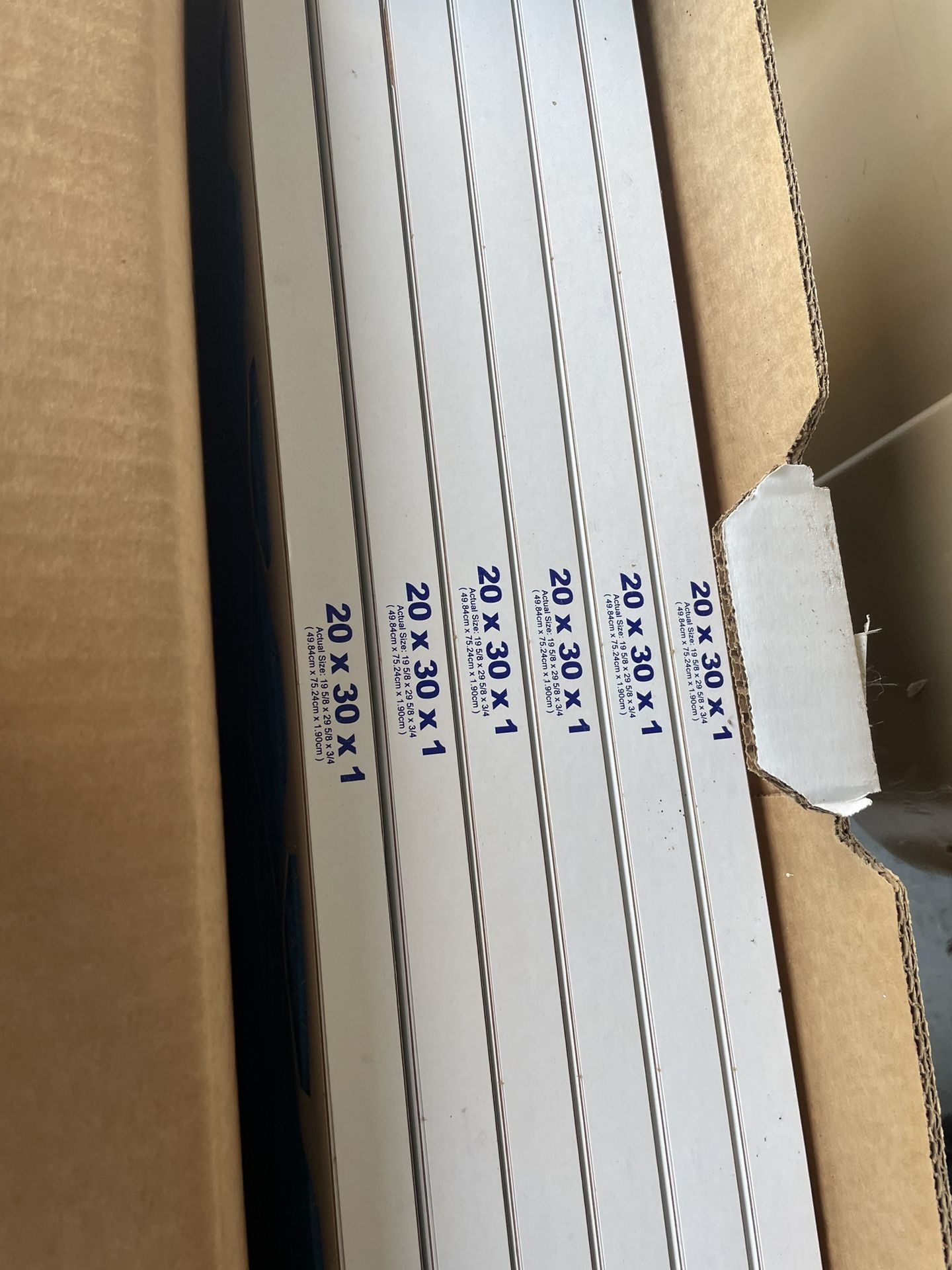 AC Filters box of 6 new