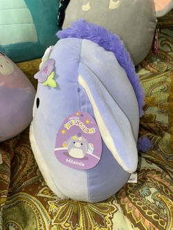 Squishmallows 11” - “Milanda” the periwinkle blue Donkey $10