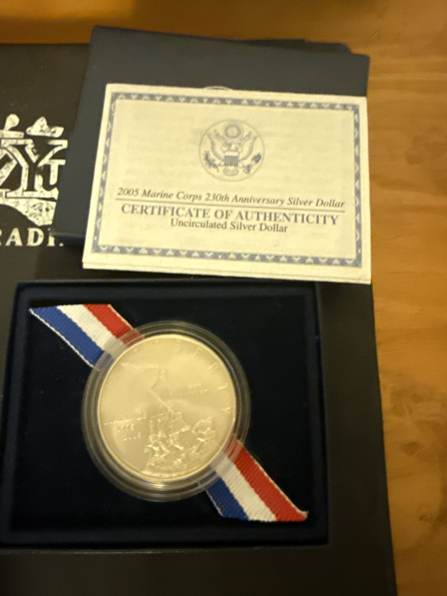 2005 Marine Corp Silver dollar