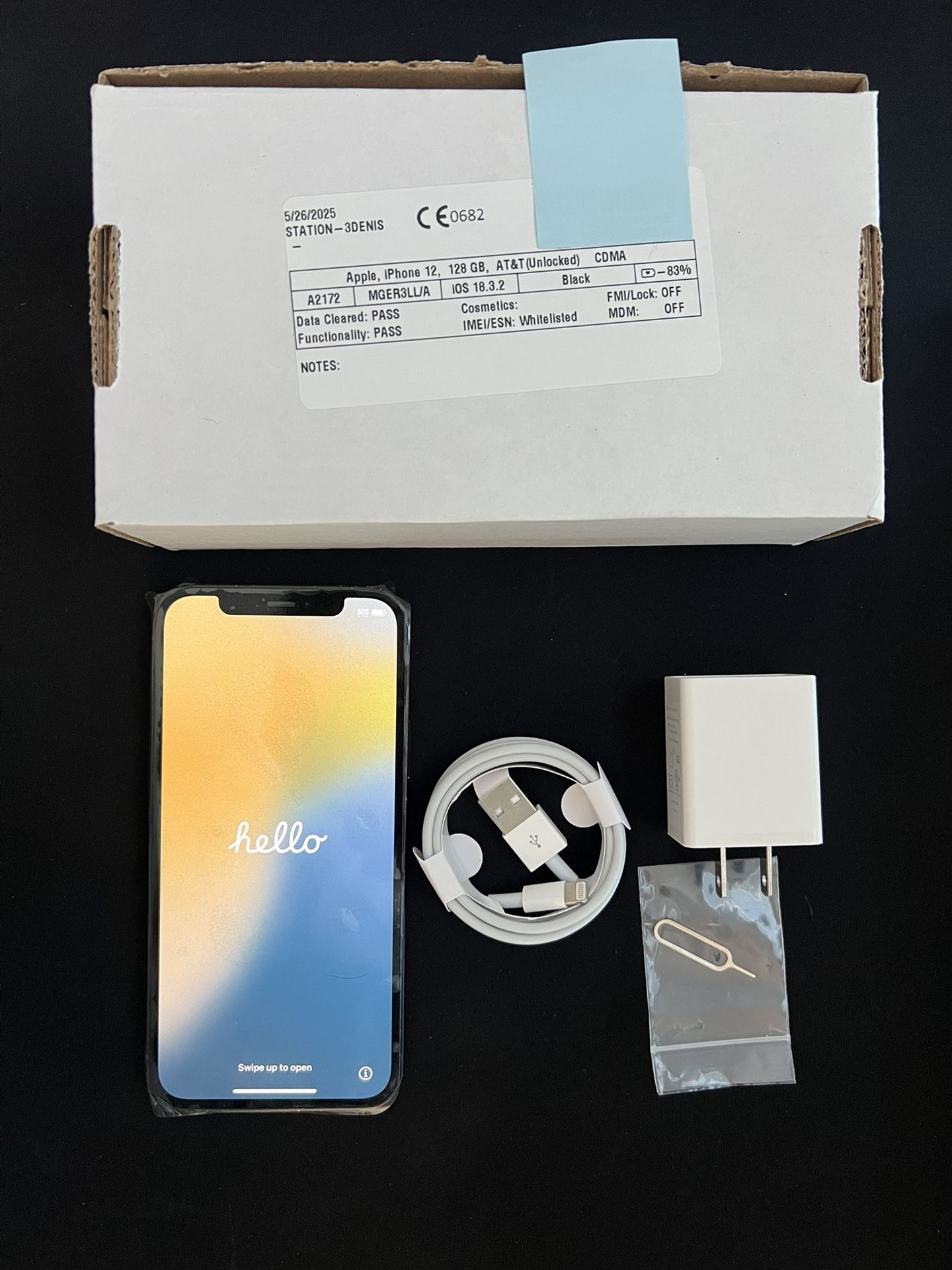 Iphone 12 128GB - Black - Unlocked