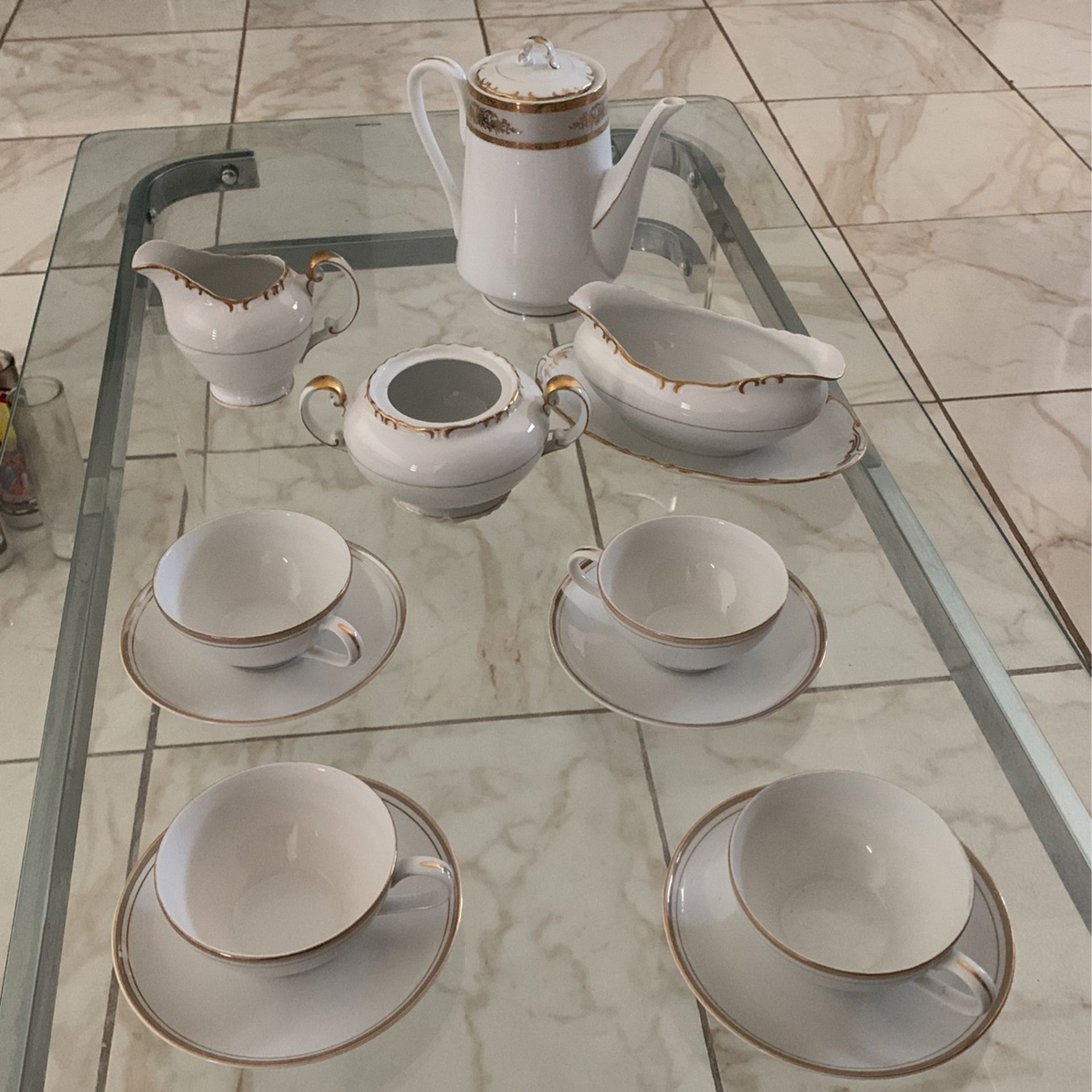 Antique Translucent Porcelain Tea Cups