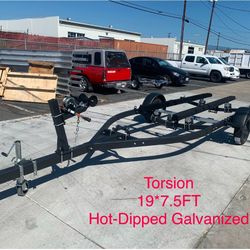 18/19ft Torsion, Hot-dipped Galvanized Boat Trailer.