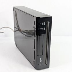 Nintendo Wii RVL-001 Black  Console & Power Cord TESTED WORKS Just The Console And Connections And Wii Play $80 OBO 