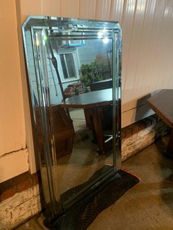 Art Deco Style Rectangular Mirror $475 OBO!