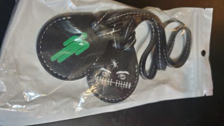 Billie Eilish Leather Keychain Airtag Case