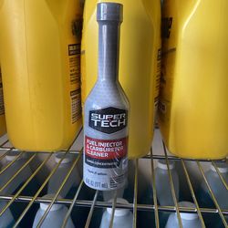 Super tech fuel injector and carburetor cleaner