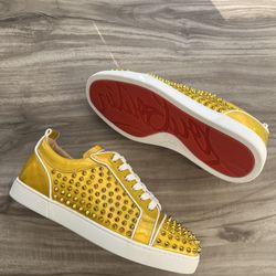Christian Louboutin Orlato Low Yellow Spike Size 10 (EU 43) Men’s